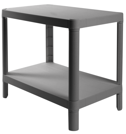 Этажерка 2-х ярусная Violet House 6032 Olympic GREY 27х42х39 см (7040708) Киев