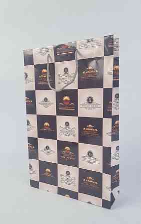 Великий паперовий пакет вертикальний 25/37/8 (артBV-157) (12 шт.) Харків