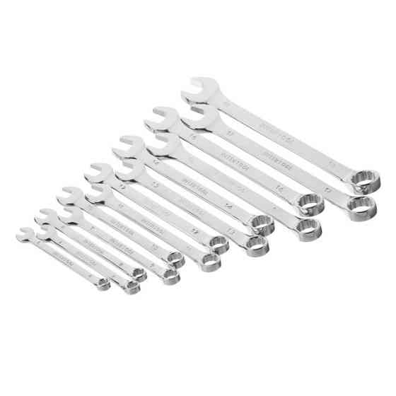 Набор ключей комбинированных, 25 шт, 6-32 мм, профессиональные, polishing, DIN3113, чехол INTERTOOL XT-1526 Киев