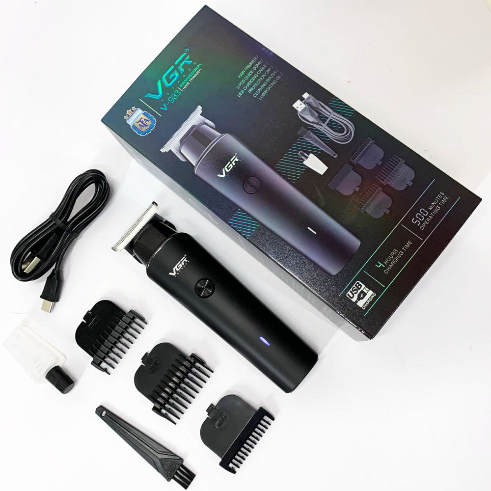 Універсальні машинки для стрижки волосся VGR V-933, Водонепроникний тример для стрижки HR-39 Львів - фото 5