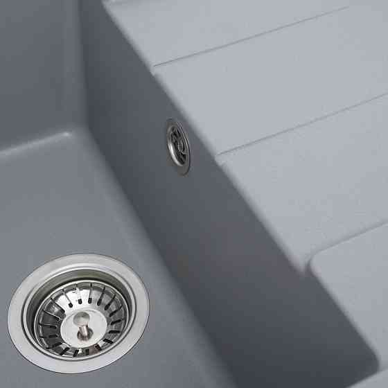 Гранітна мийка для кухні VALESO INTENSO 6550 матова Сірий мусон Коломыя