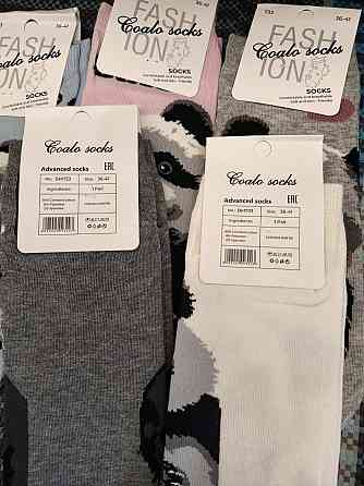 Шкарпетки жіночі з пандами. У наборі по 5 шт. Coalo socks. Розмір 36-41 Київ