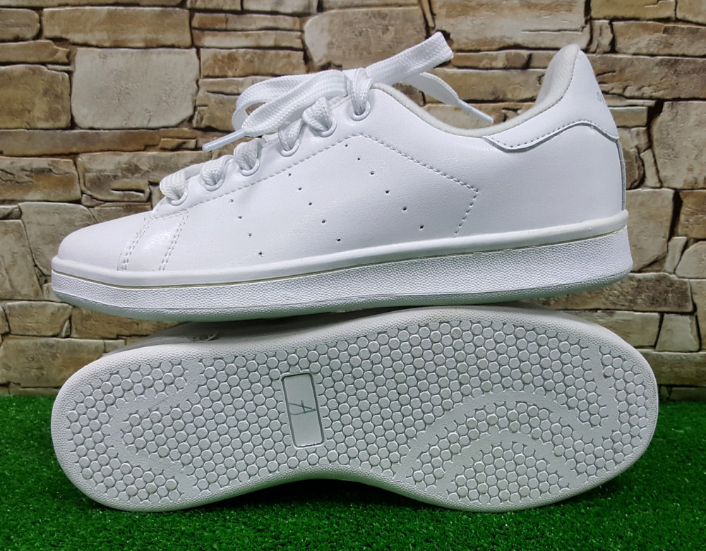 Женские кожаные  кроссовки Adidas Stan Smith White Киев - изображение 1
