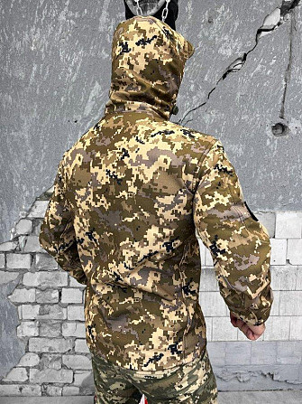 Тактическая куртка SoftShell софтшел пиксель легкая - Киев - изображение 13