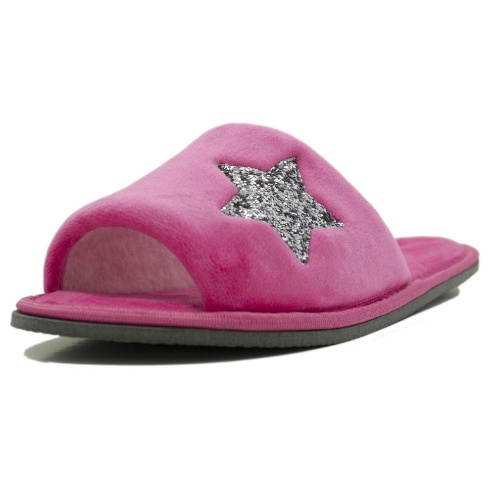 Капці жіночі відкриті велюрові малинові "Pago" зірка 36,37,38,39,40,41рр Одеса - фото 12