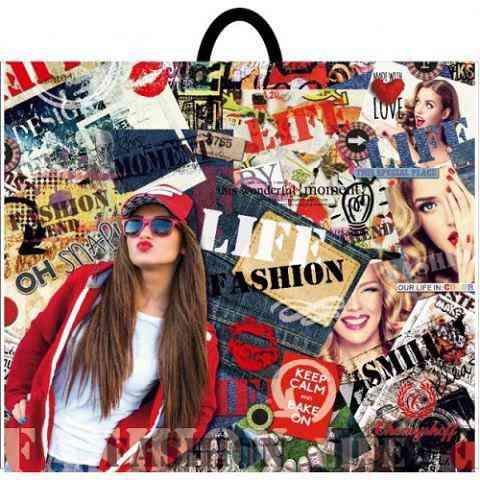 Пакет с петлевой ручкой  (50*60) 