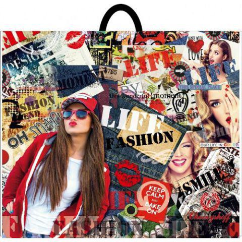 Пакет с петлевой ручкой  (50*60) 