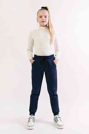 Дитячі теплі штани, темно-сині 128 Юрма одяг Київ