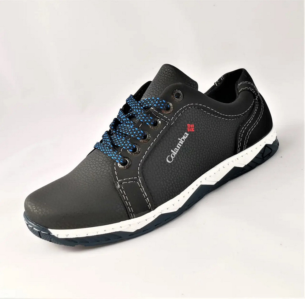 Кроссовки Мужские Чёрные Туфли Кожаные Мокасины (размеры: 40,41) Видео Обзор Днепр - изображение 4