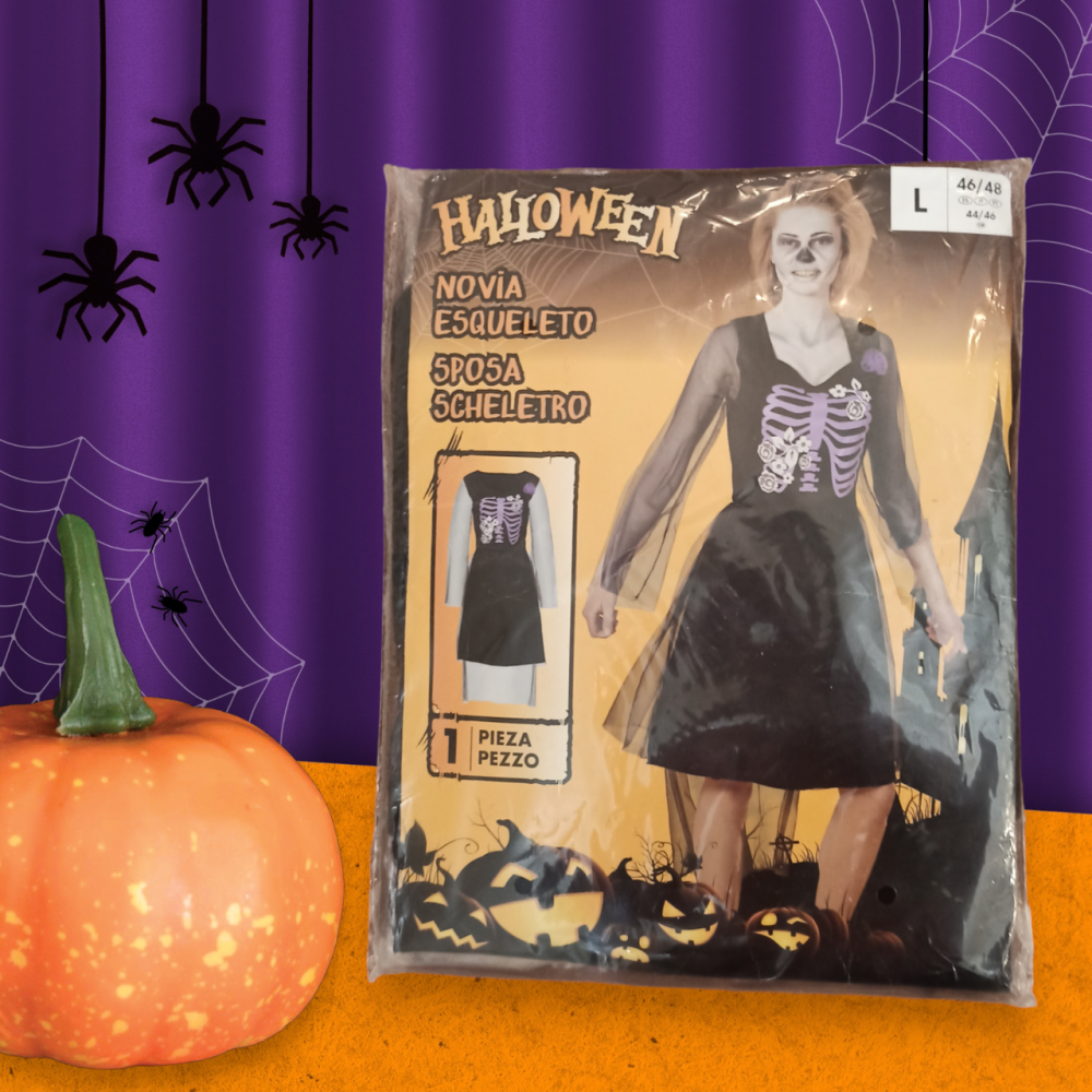 Сукня Наречена-Скелета для вечірки Хелловін розмір S 38-40 чорний Київ - фото 6