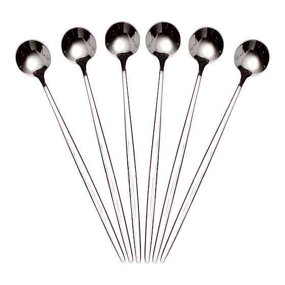 Ding Lanfang Набір десертних ложок 6 штук нержавіючої сталі 20.5 (см) Срібло HP-8-32 Коломия