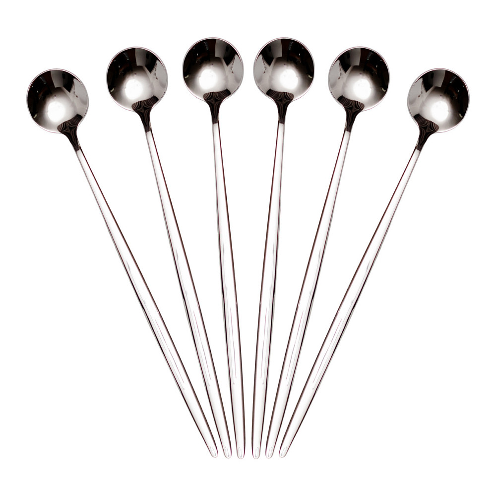 Ding Lanfang Набір десертних ложок 6 штук нержавіючої сталі 20.5 (см) Срібло HP-8-32 Коломия - фото 1