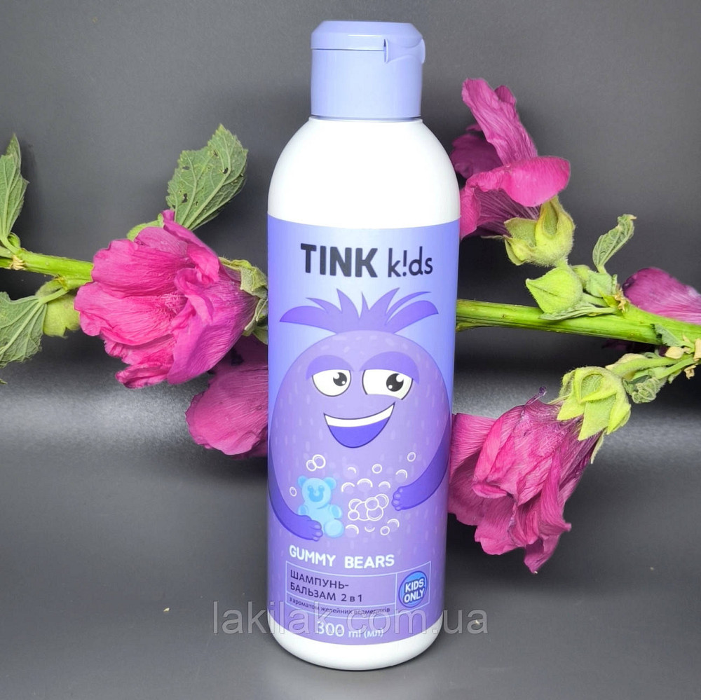 Шампунь-бальзам 2в1 Gummy Bears (желейні ведмедики) Tink kids 300 мл Херсон - изображение 1