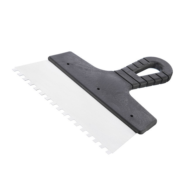 Шпатель із нержавіючої сталі, 200 мм, зуб: 6×6 мм INTERTOOL KT-2206 Київ - фото 2