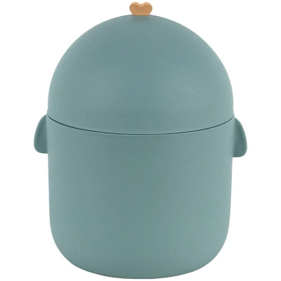 Кошик для паперів Kite Настільний контейнер для сміття, сіро-зелений (K24-010-1) Вінниця - фото 2