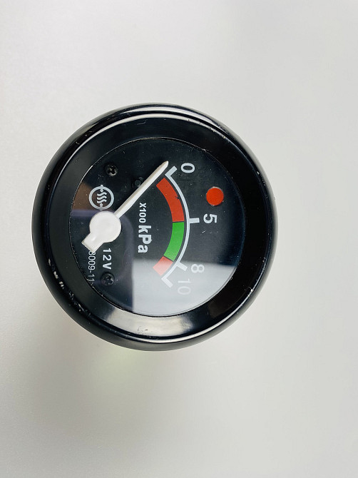 Покажчик тиску олії трактора МТЗ датчик манометр механічний 12В 0 - 10 атм Мукачево - фото 4