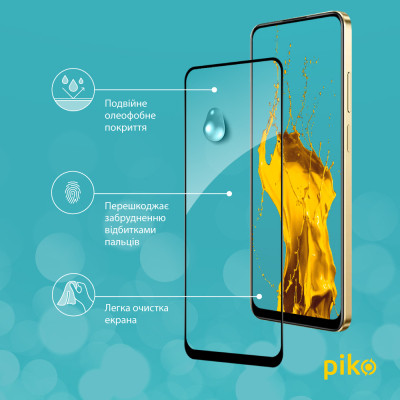 Стекло защитное Piko Full Glue Realme 11 4G Black (1283126581984) Винница - изображение 4
