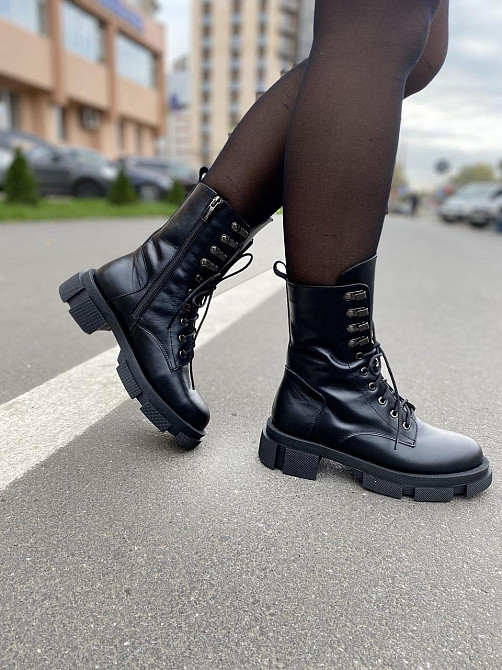 SOTHBY'S Черевики жіночі Sothby's чорні шкіра натуральна 36р. (4213) Коломыя - изображение 6