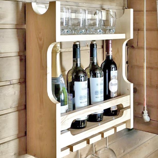 Настінна винна полиця "Фудамото 50" бланже Миколаїв - фото 3