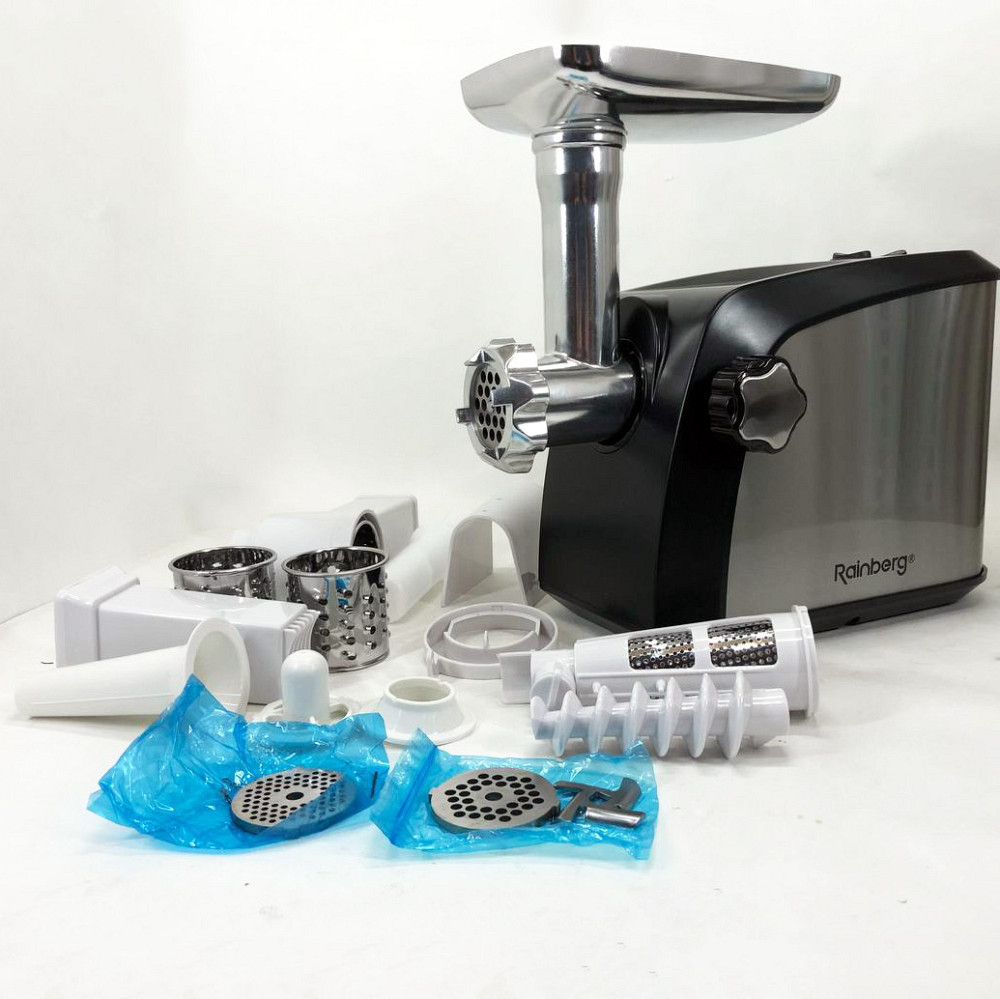 М'ясорубки для ковбаси Rainberg RB-673, Електрична м'ясорубка 2500 Електрична універсальна 'ясорубка YA-29 Львів - фото 5