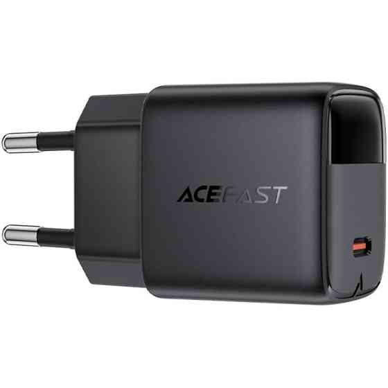 Зарядний пристрій 1xUSB-C 30W Gan A115 Fast Charger + USB-C cable black Acefast Винница
