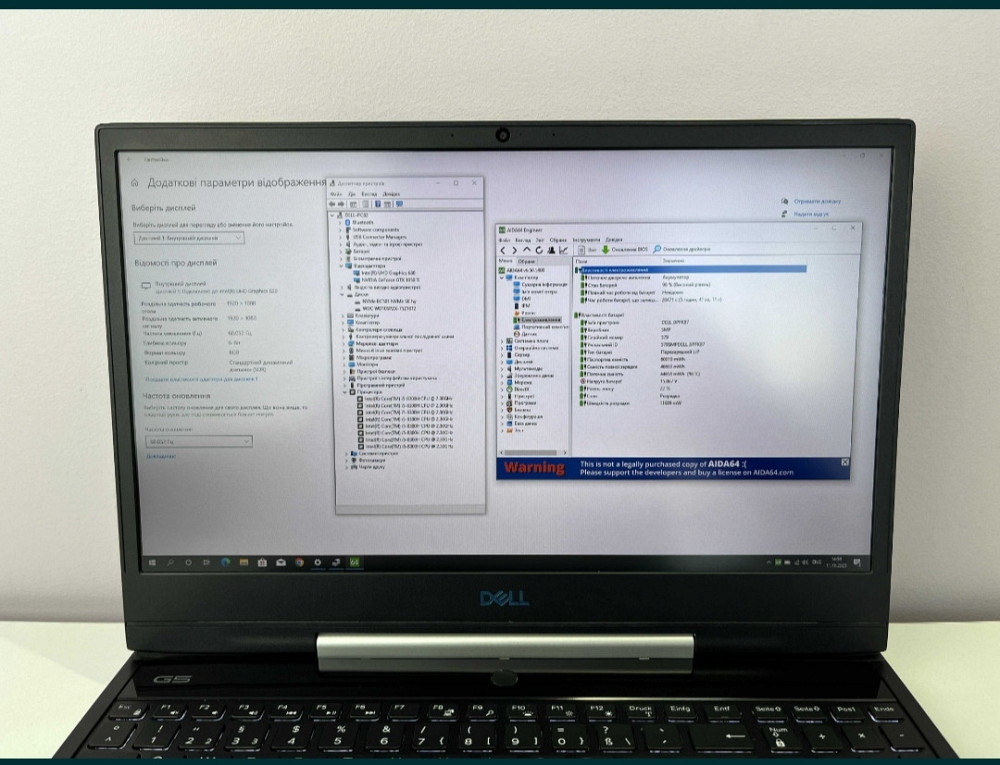 DELL G5 i5-8300H GTX 1050Ti 4GB SSD 128Gb HDD 1Tb Ram16Gb. Киев - изображение 8