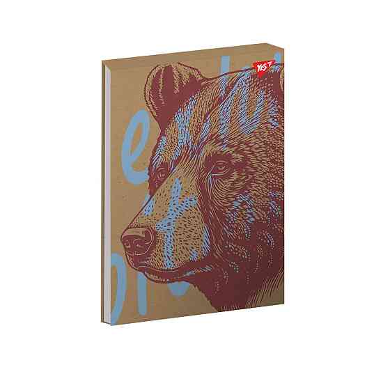 Блокнот В5/80 арк."Yes" # клей, білила Animals крафт, 151927, шт Київ