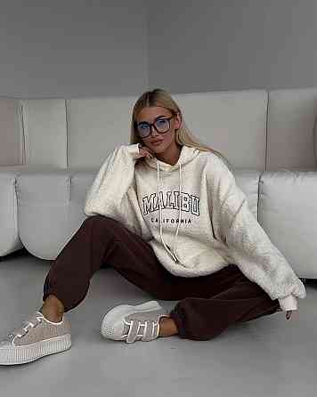 Жіночий затишний оверсайз худі букле баранчик Одеса