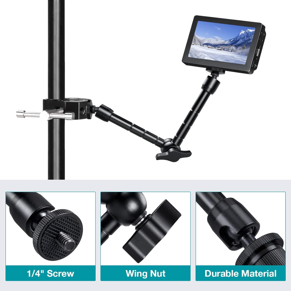 Кронштейн 11-дюймовий фрикційний шарнірний Magic Arm + затискач Sinvitron Луцк - изображение 1