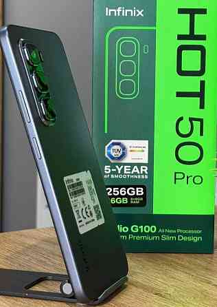 Смартфон Infinix Hot 50 Pro 8/256Gb. NFC 120Hz. Black. Київ