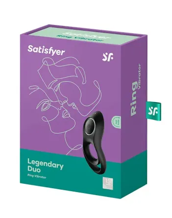 Ерекційне кільце з вібрацією Satisfyer Legendary Duo для члена та мошонки Львів