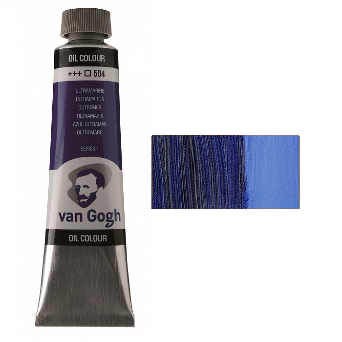 Фарба олійна VAN GOGH (504) Ультрамарин 40 мл Royal Talens Київ - фото 1
