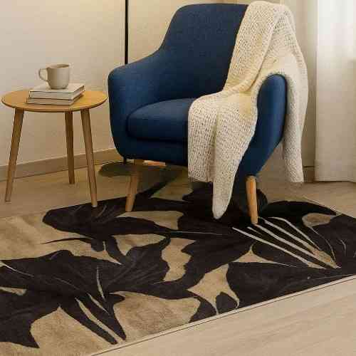 Килимок універсальний для підлоги Плюш Квітка 60*90см сірий Дариана Житомир