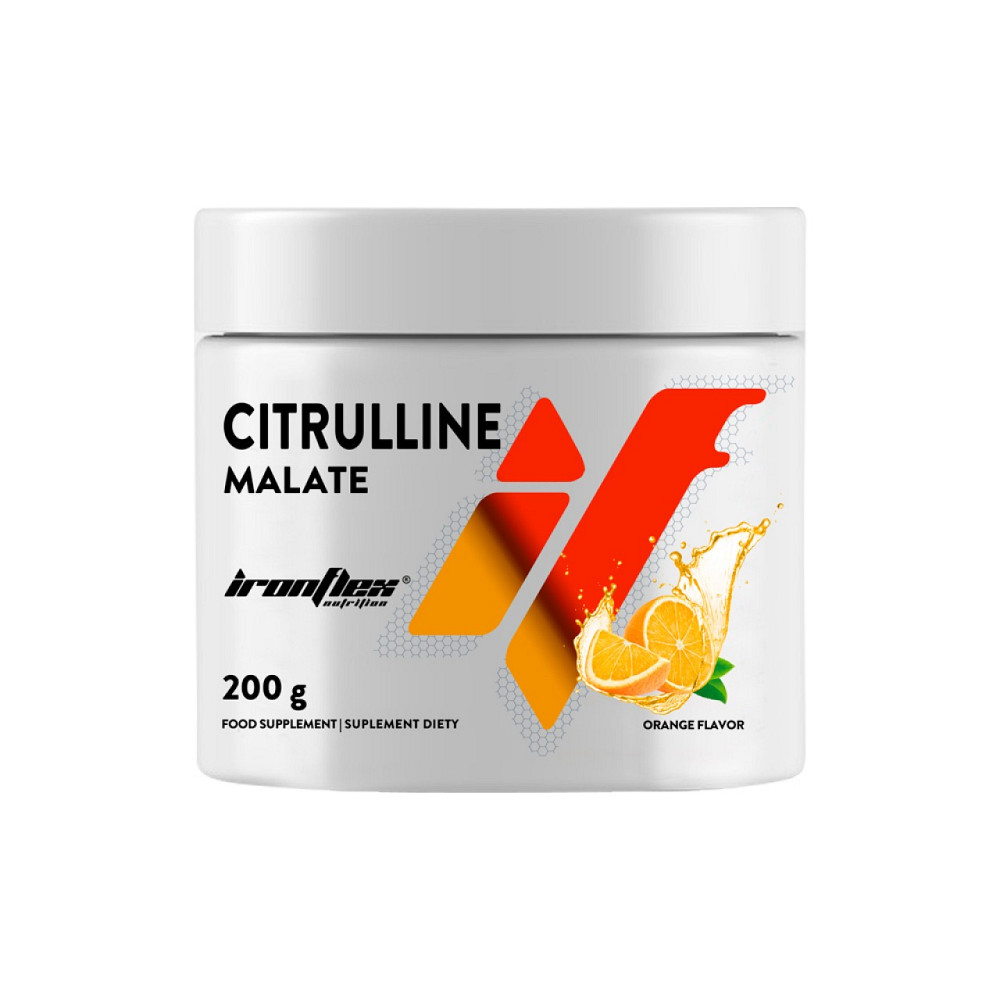 Цитрулін малат Citrulline IronFlex 200 г, Orange Луцьк - фото 3