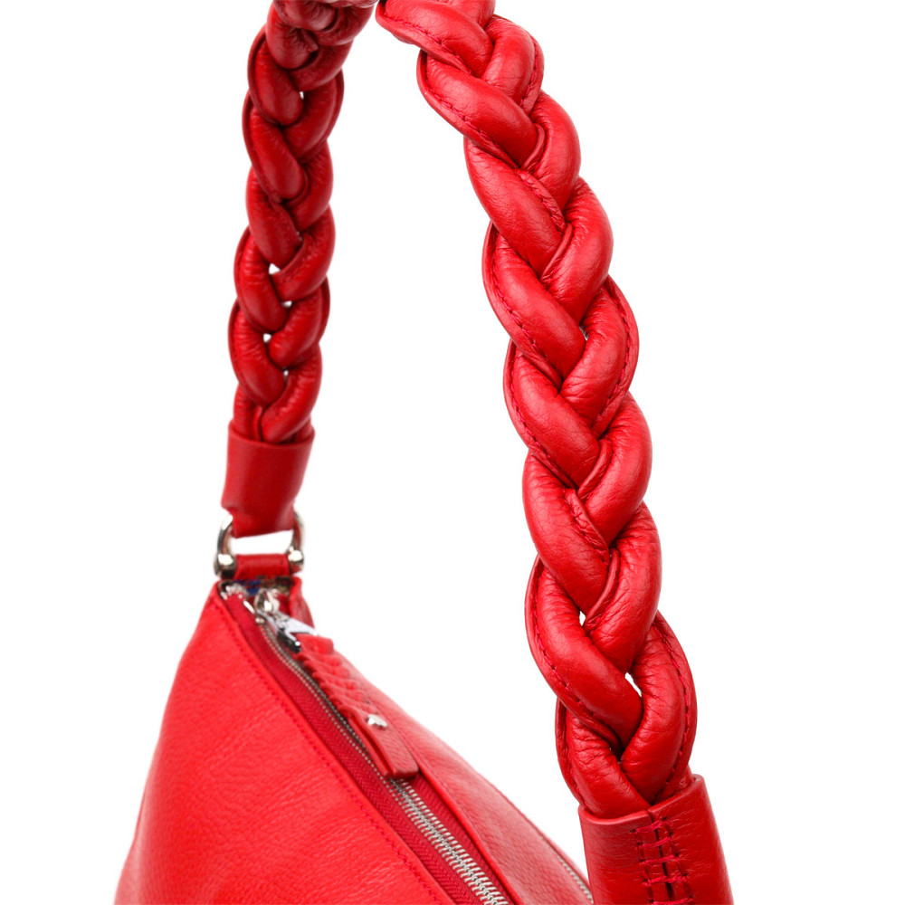 Привлекательная женская сумка KARYA 20863 кожаная Красный Киев - изображение 5