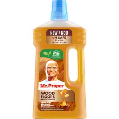 Засіб для миття підлоги Mr. Proper Wood Floors Деревина кедру та мандарин 1 л (8001841105284) Вінниця