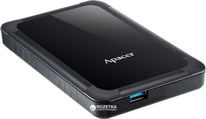 Зовнішній жорсткий диск 2.5" USB 2.0 TB Apacer AC532 Black (AP2TBAC532B-1) Чорний Харків - фото 3