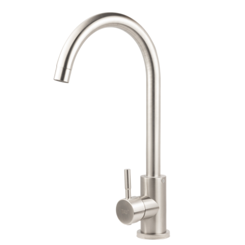 Змішувач S20 d35мм для кухні гусак вухо на гайці Tau Житомир - изображение 1