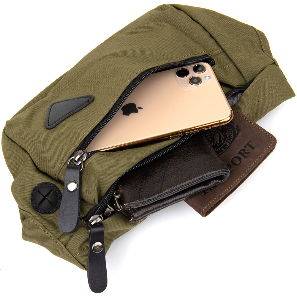 Бананка нейлон Vintage 20636 Зелена Київ - фото 6