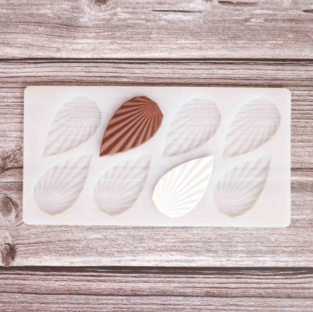 Силиконовый молд Листья 12 на 23 см серый Киев - изображение 4