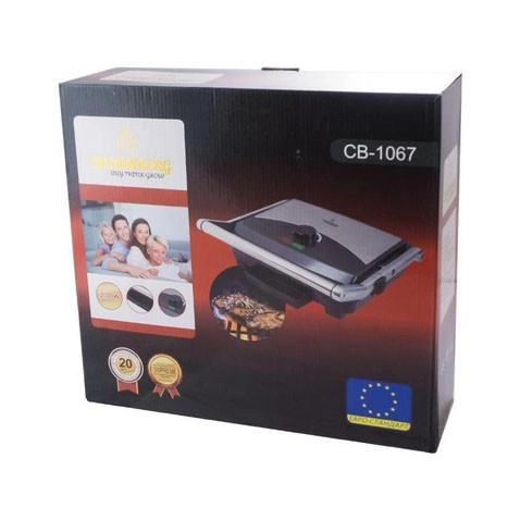 Кухонний гриль для м'яса, Електрогриль настільний для дому, Гриль електричний сендвічниця YT-46 Львів - фото 14