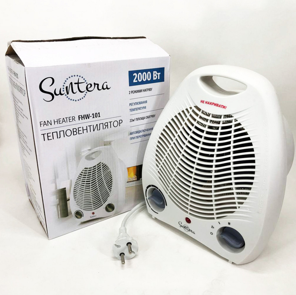 Дуйка для дому Suntera, Портативний обігрів вентилятора для гарячого обігріву, Вітродуйка обігрівач VX-76 Львів - фото 8