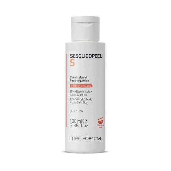 Глікопіл S пілінг у формі гелю SESGLICOPEEL S pH 2,0 - 2,6 Medi+derma, 100 мл Дніпро