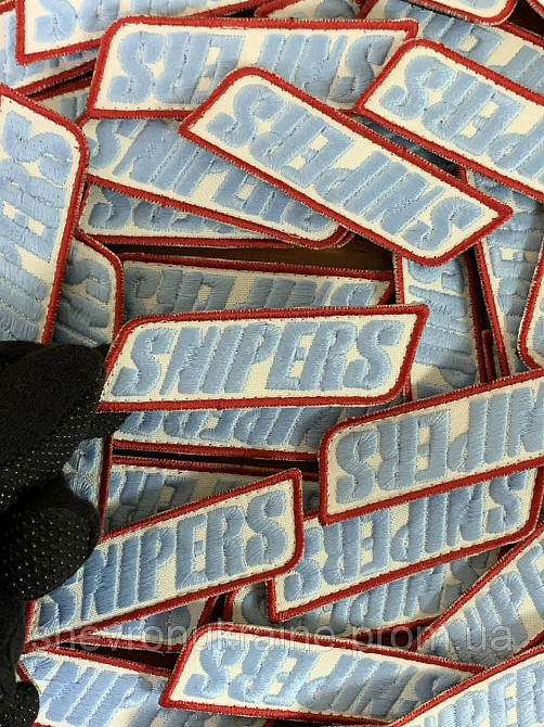 Шеврон что светиться SNIPERS (Форма прямоугольная. На липучке) Размер 2x8см Киев - изображение 5