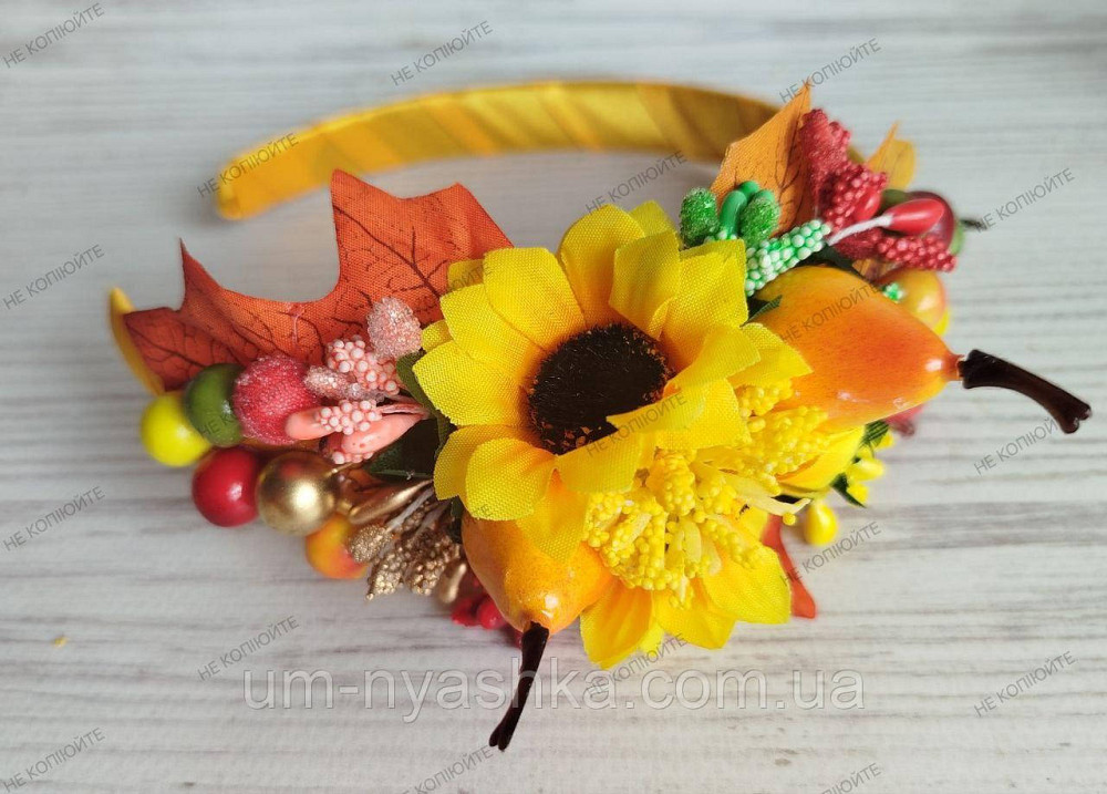 Віночок осінній "Осінь-половинка" Кривий Ріг - фото 6