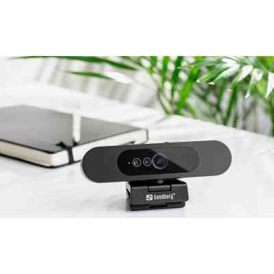 Веб-камера Sandberg Face-ID 2 HD 1080p Windows Hello USB-C/USB2.0 Black (134-40) Вінниця