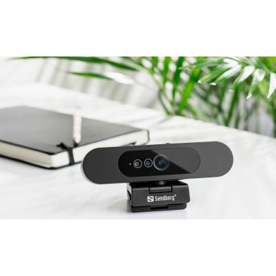 Веб-камера Sandberg Face-ID 2 HD 1080p Windows Hello USB-C/USB2.0 Black (134-40) Вінниця - фото 3