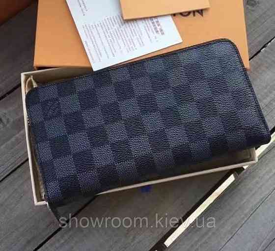 Чоловічий гаманець Louis Vuitton (60017) grey Київ