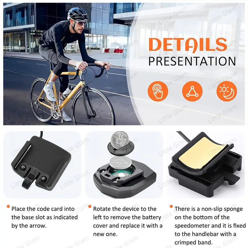 Велокомпьютер SunDING SD-568AE с 23 функциями Киев - изображение 5