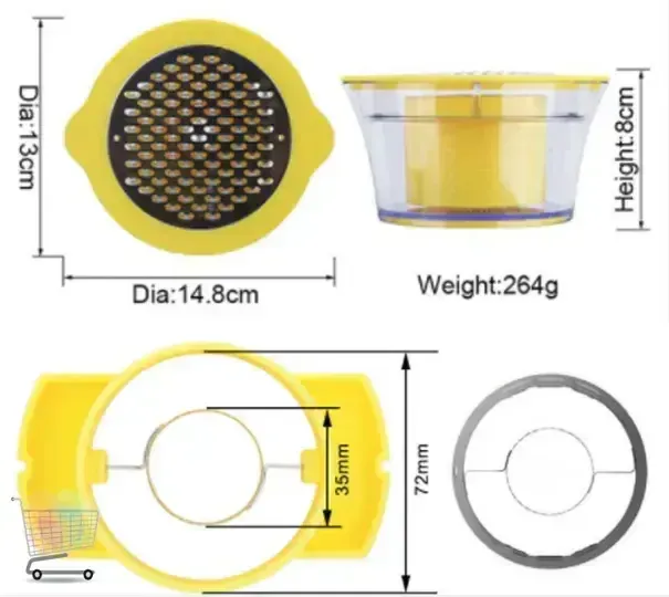 Многофункциональный очиститель для кукурузы, со встроенной теркой AND 296 Коломия - фото 7